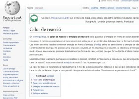 Calor de reacció | Recurso educativo 762439