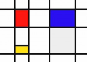 Composition in red, yellow and blue. Piet Mondrian | Recurso educativo 767538
