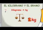 El kilogramo y el gramo | Recurso educativo 768897
