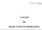 Taller de resolución de problemas | Recurso educativo 771385