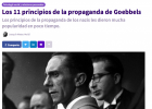 Els 11 principis de la propaganda de Goebbels | Recurso educativo 786427