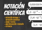 Notación científica. Operaciones en notación científica | Recurso educativo 7902520