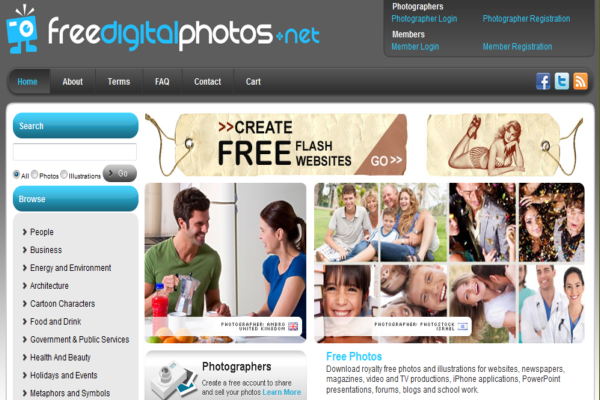 Website: Free digital photos | Recurso educativo 33247