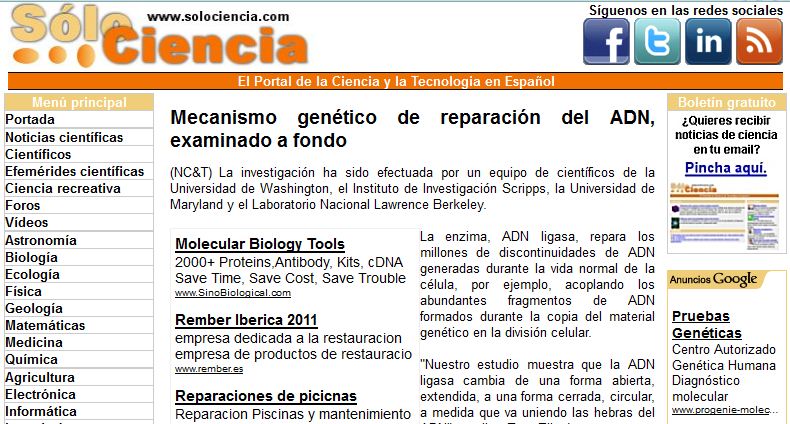 Reparació de l'ADN | Recurso educativo 49533