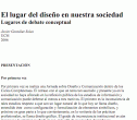 El lugar del diseño en nuestra sociedad | Recurso educativo 25380