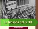 La filosofía del siglo XX. Primera parte | Recurso educativo 66579