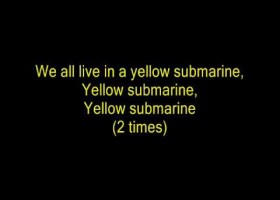 The Beatles-Yellow Submarine lyrics | Recurso educativo 121850