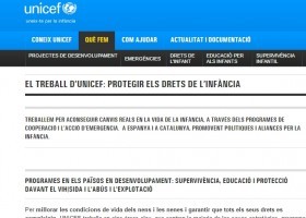 El treball d'UNICEF: Protegir els drets de la infància. | Recurso educativo 745053