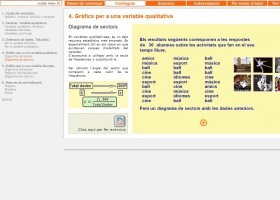 Gràfics estadístics per variables qualitatives: diagrama de sectors | Recurso educativo 748774