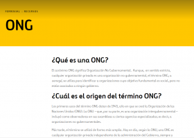 Las ONG | Recurso educativo 790449